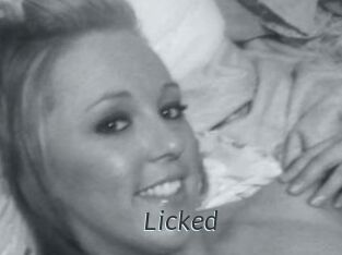 Licked